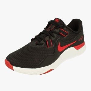 Nike Red and White Renew Retaliation TR 2 Shoes